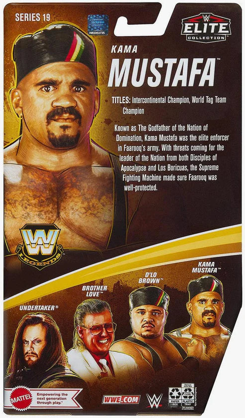 WWE Elite Legends Series 19 Kama Mustafa