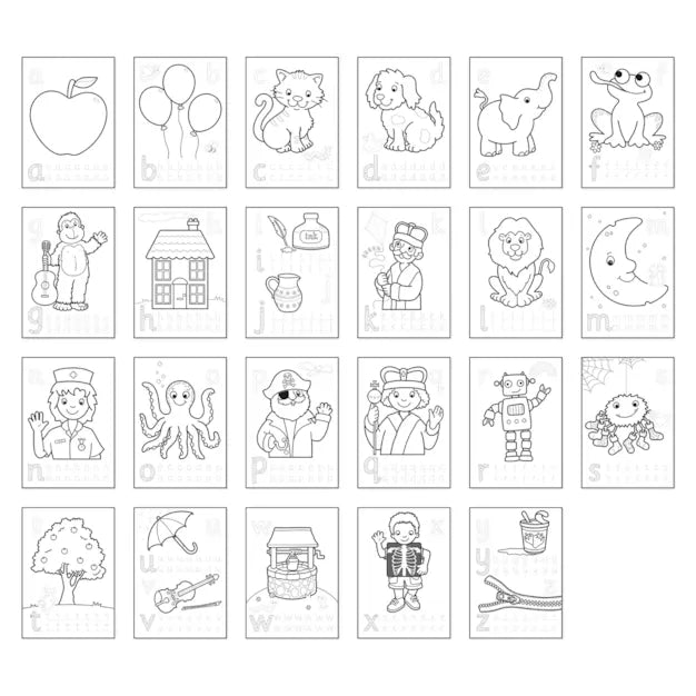 Orchard Abc Colouring Book