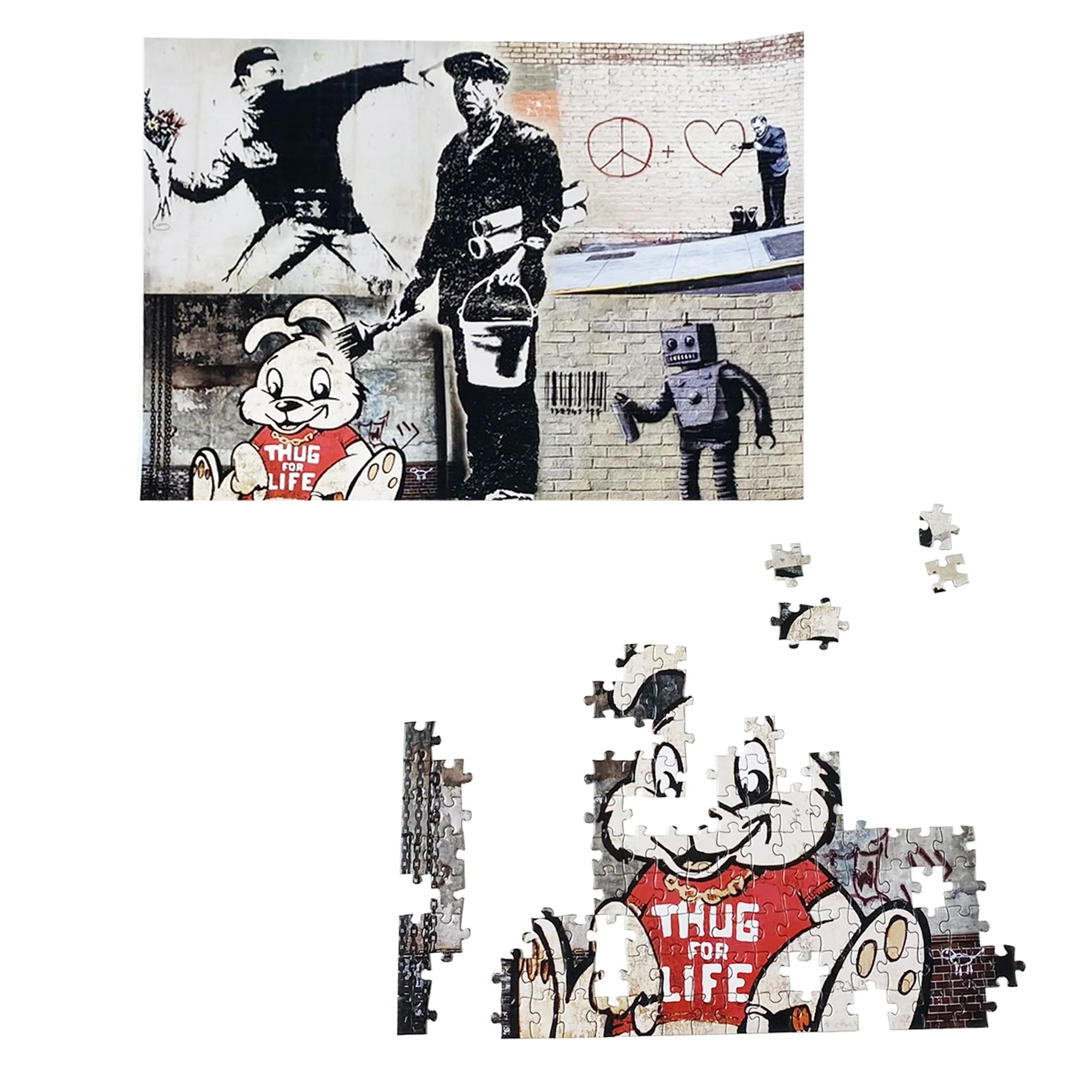 Urban Art: Banksy Follow Your Heart 1000 Piece