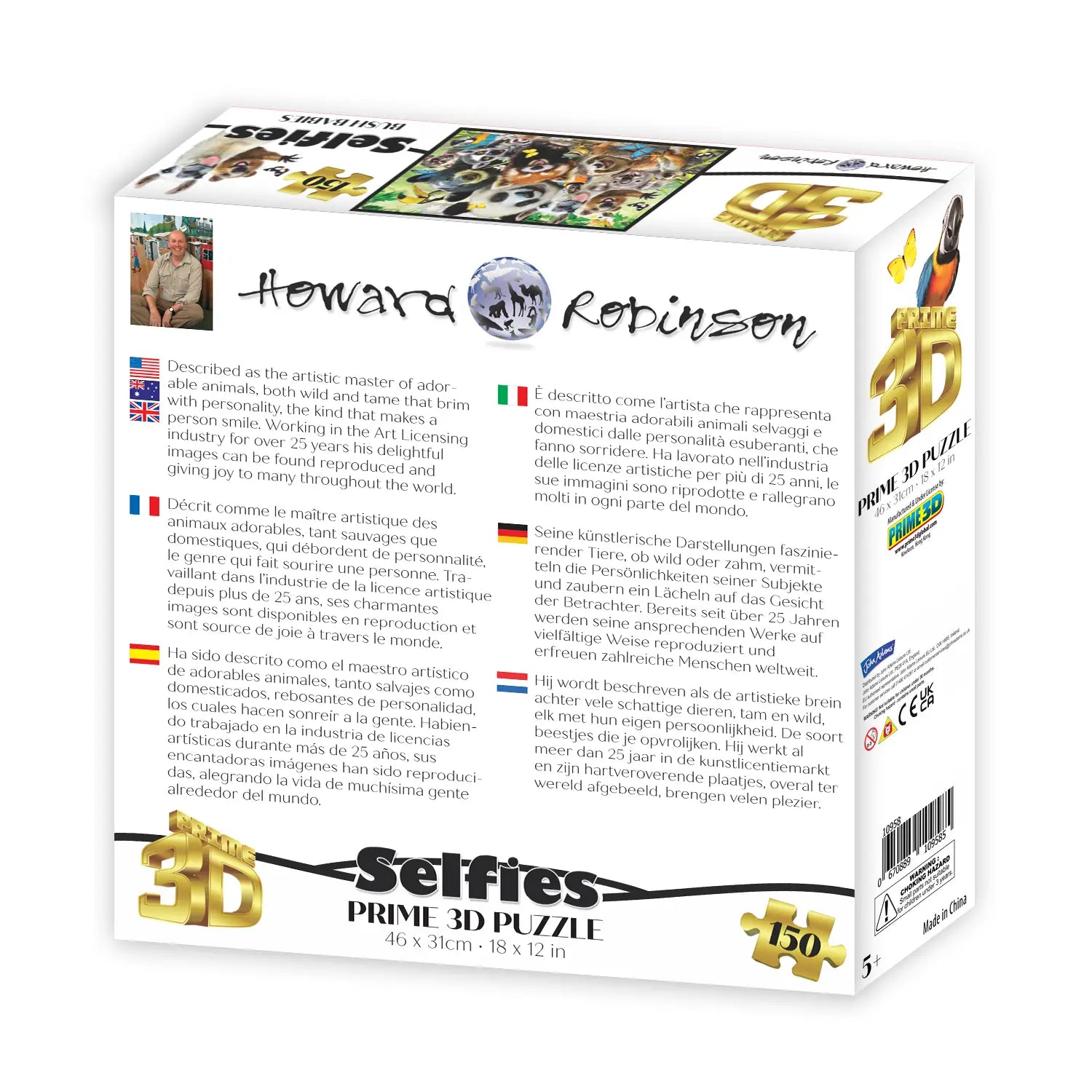 Prime 3D Howard Robinson Bush Babies Selfie 150 Pi