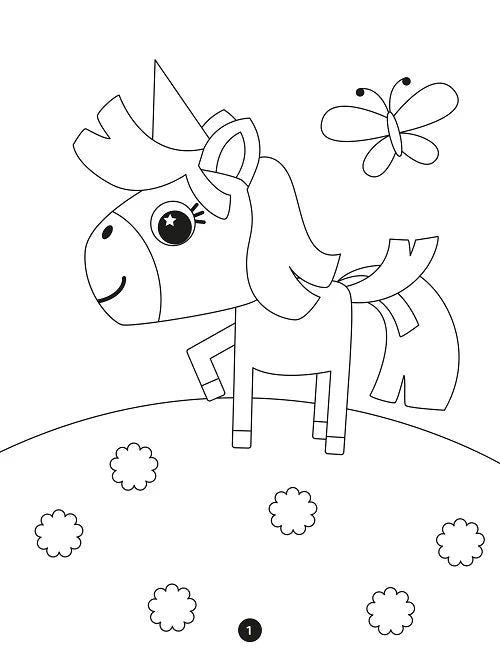 My Favourite Bumper Unicorn Colouring Book