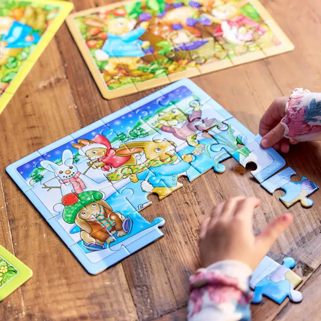 Orchard Peter Rabbit 4 in a Box Puzzles