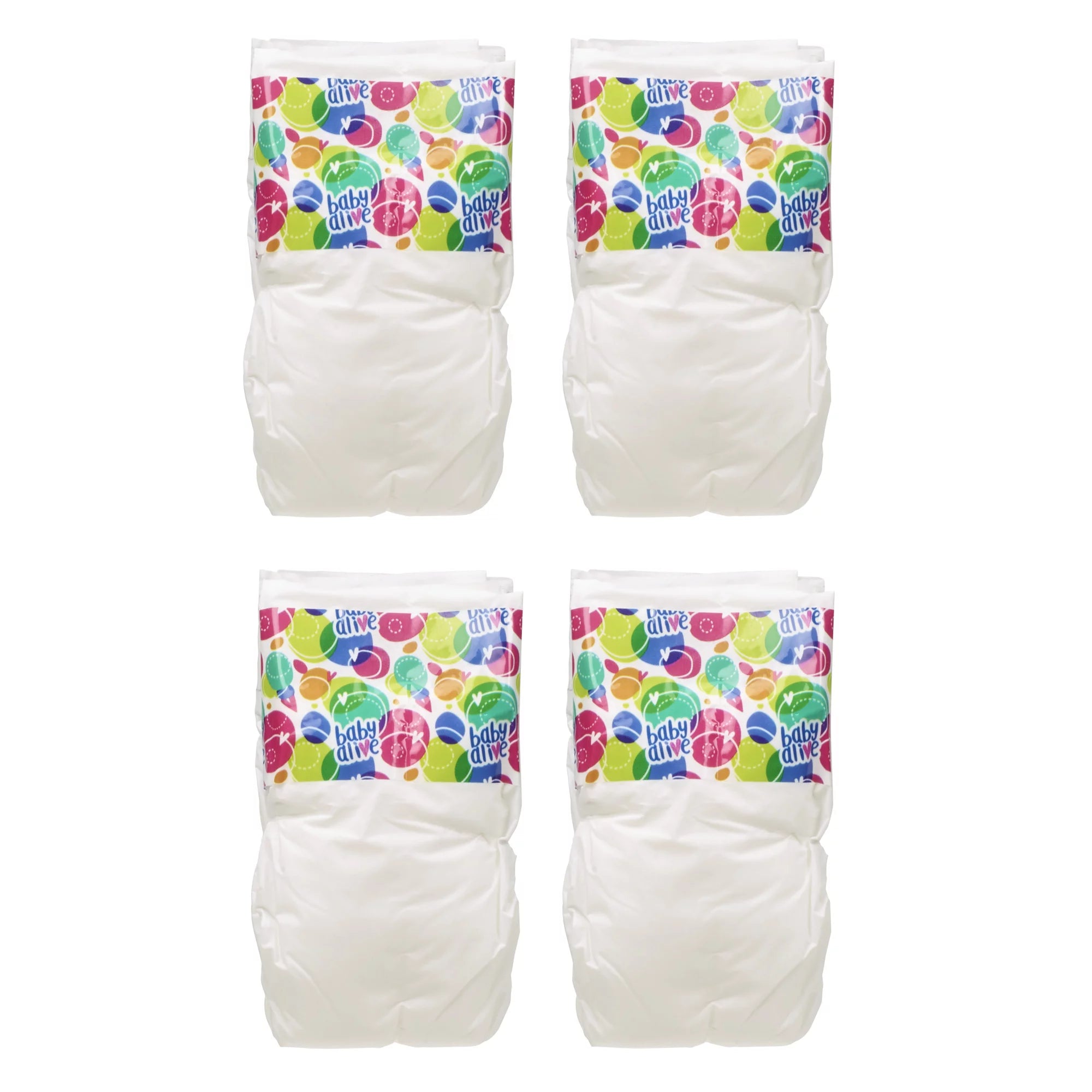 Baby Alive Nappies 4 Pack