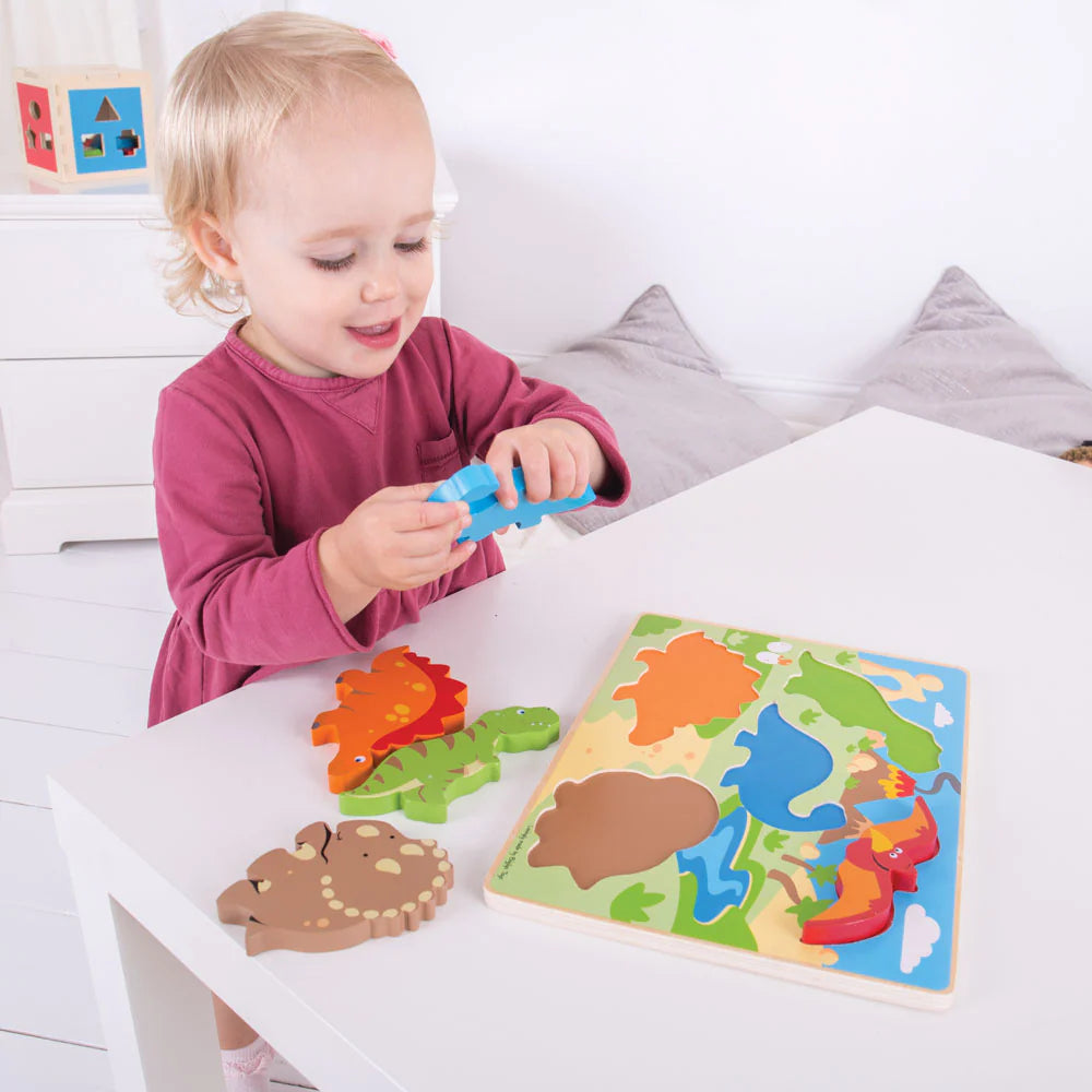 Chunky Lift Out Puzzle Dinosaurs
