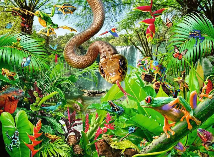 Reptile Resort 300 Piece Jigsaw Puzzle