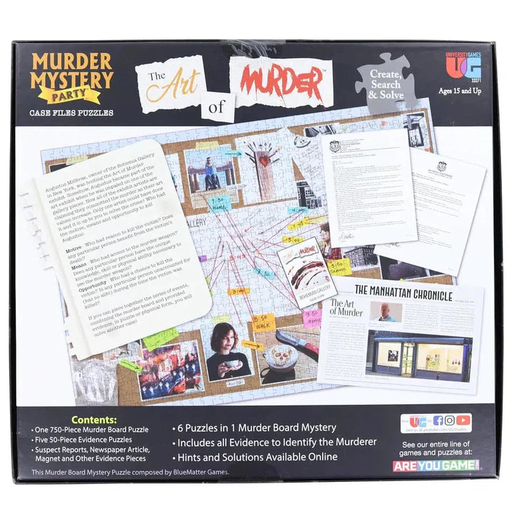The Art Of Murder Mystery 6 in 1 Puzzle Game
