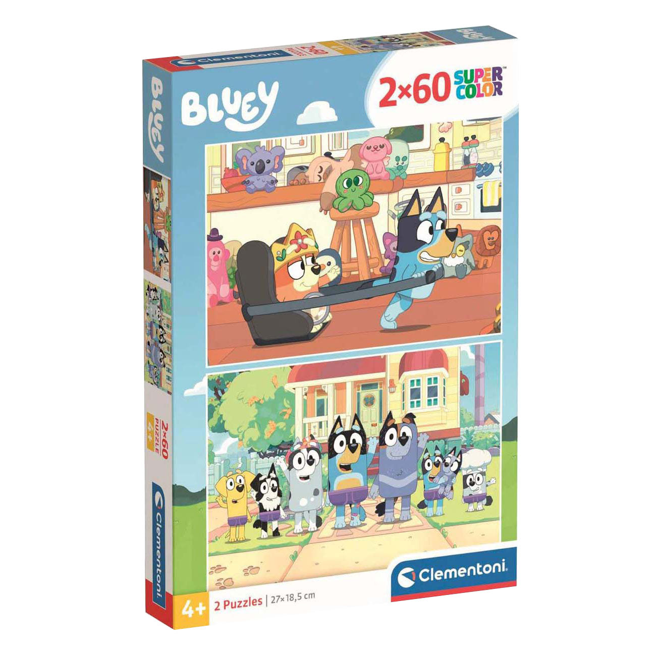 Clementoni - Bluey 2x60 Piece Puzzle