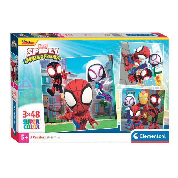 Spidey & His Amazing Friends 3x48 Piece Jigsaw