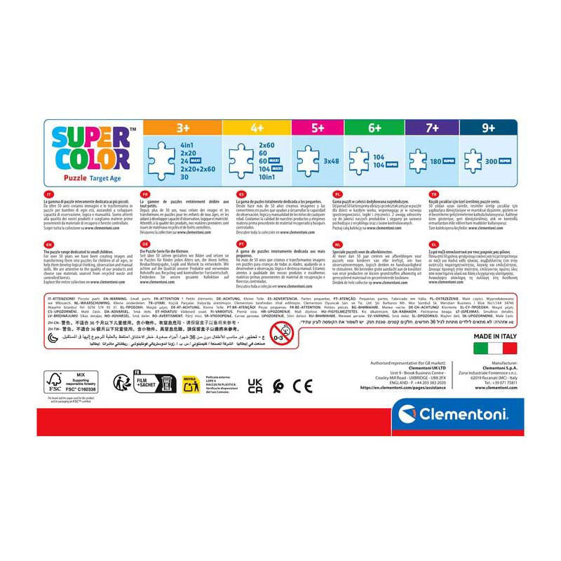 Clementoni - Stitch 2x60 Piece Puzzle