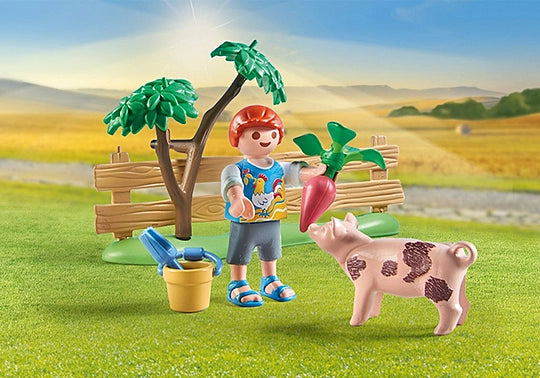 Playmobil Vegetable garden with grandparents