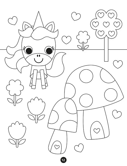 My Favourite Bumper Unicorn Colouring Book