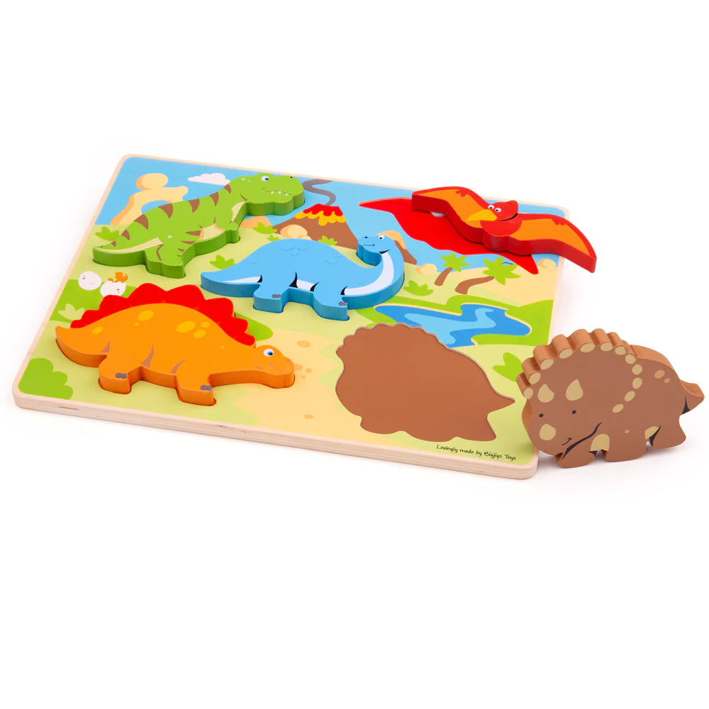 Chunky Lift Out Puzzle Dinosaurs