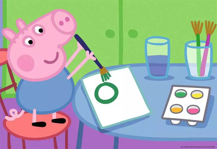 Peppa Pig 2x24 Piece Jigsaw Puzzle