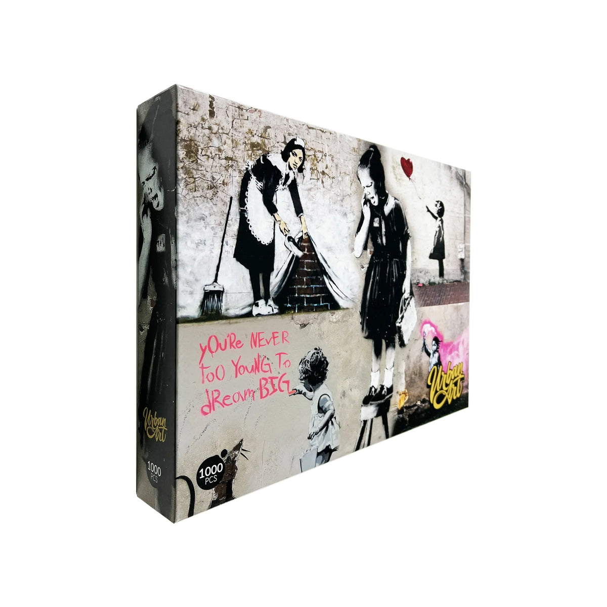 Urban Art: Banksy Girl on a Stool