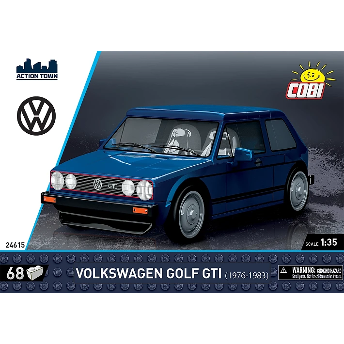 Cobi 24615 VW Golf GTi 1976 68 Piece Set
