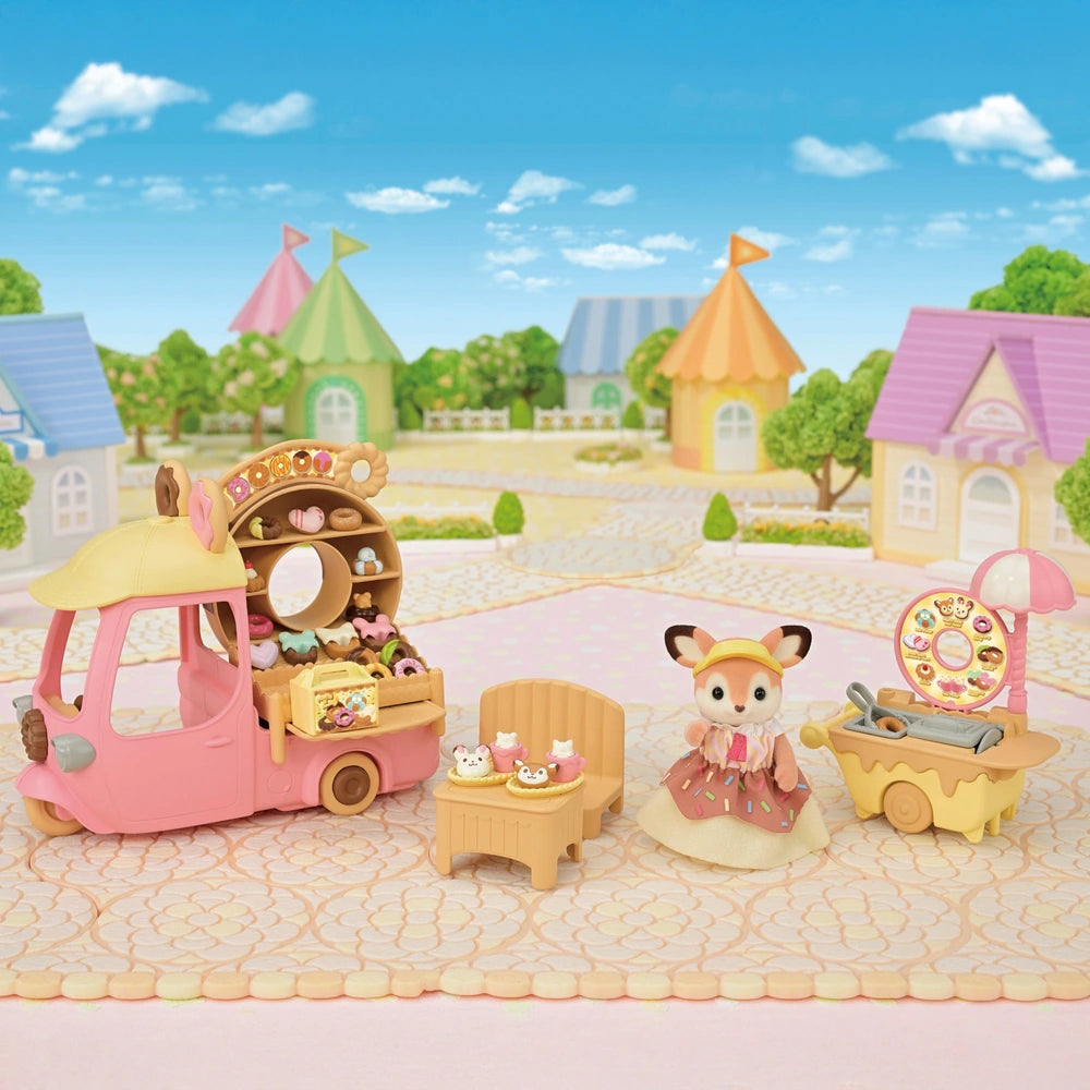 Sylvanian Dip Dip Donuts Wagon