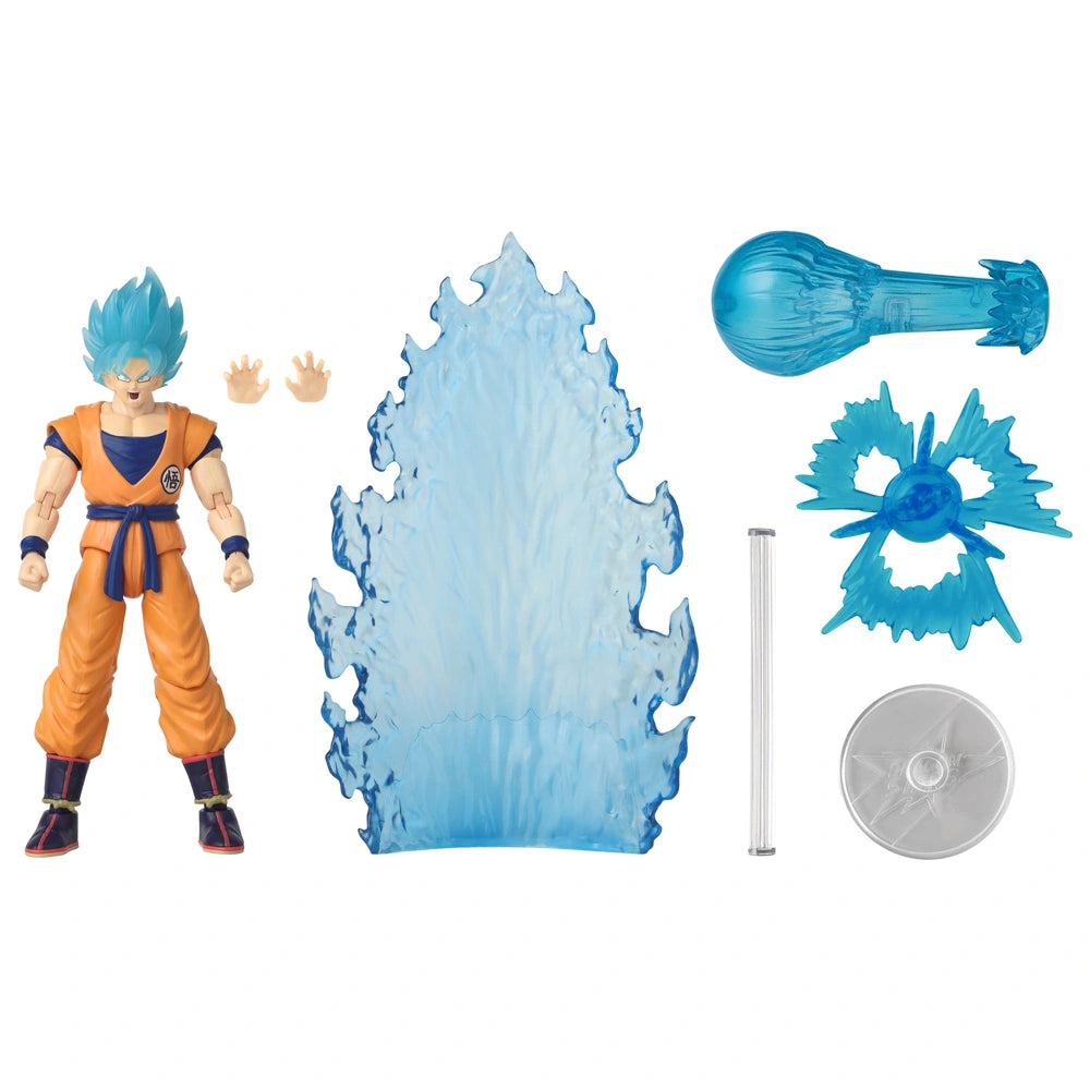 DRAGON BALL - Dragon Stars Power Up Super Saiyan Blue Goku - Action Figure 17cm