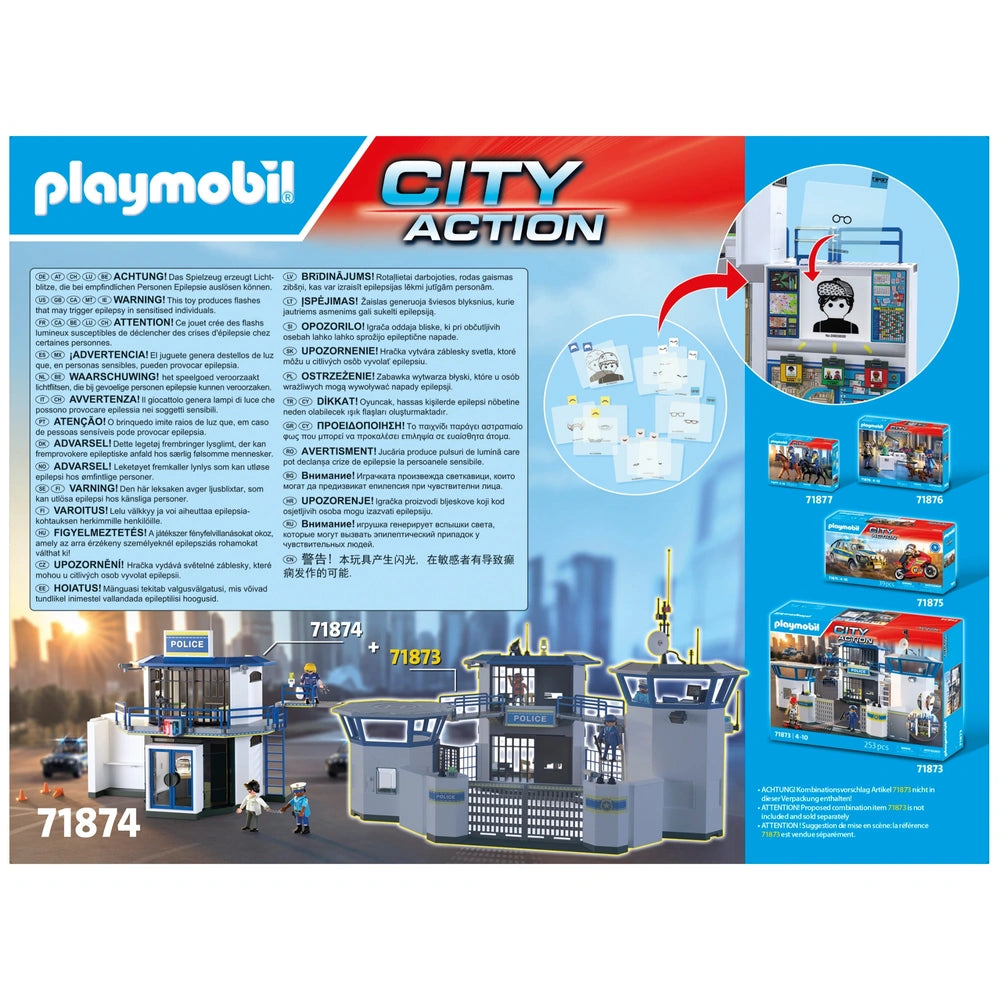 Playmobil Police Station with Investigation Room