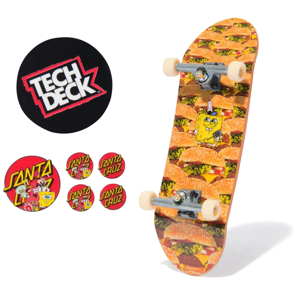 Tech Deck Single 96mm Finger Skateboard Simpsons & SpongeBob SquarePants Series Assortment