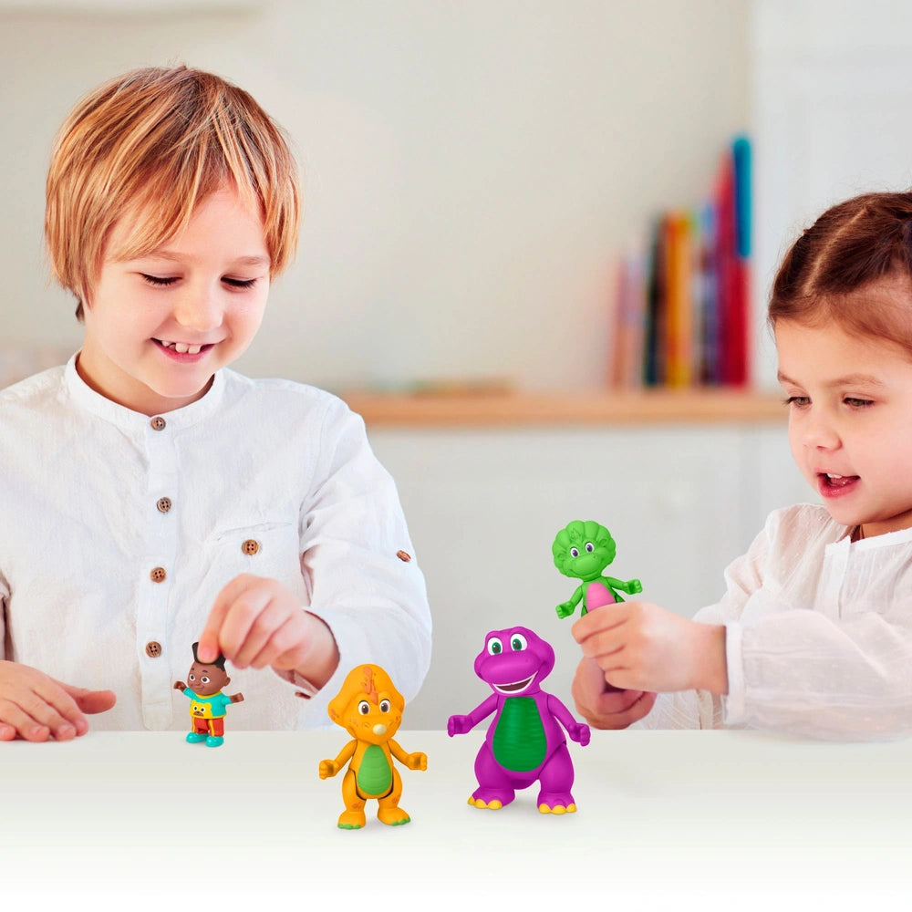 Fisher-Price Barney's World Hey Friends 4 Figure Pack