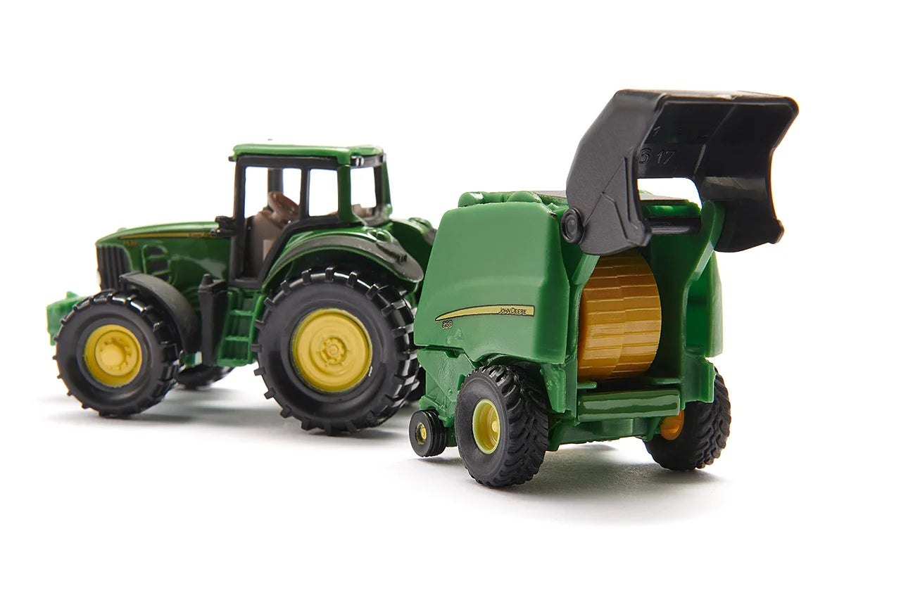 Siku 1:87 John Deere Tractor With Baler