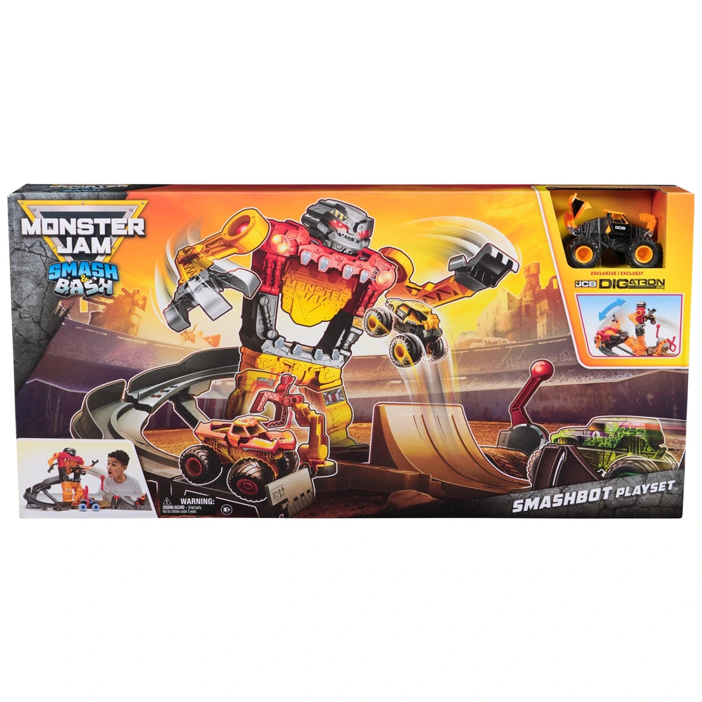 Monster Jam Smash & Bash SmashBot Playset