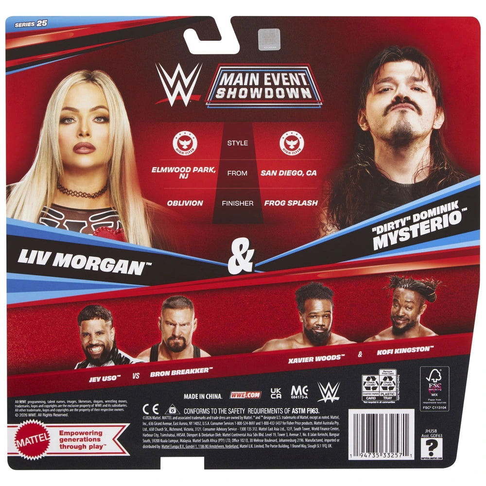 WWE Main Event Showdown Liv Morgan & "Dirty" Dominik Mysterio