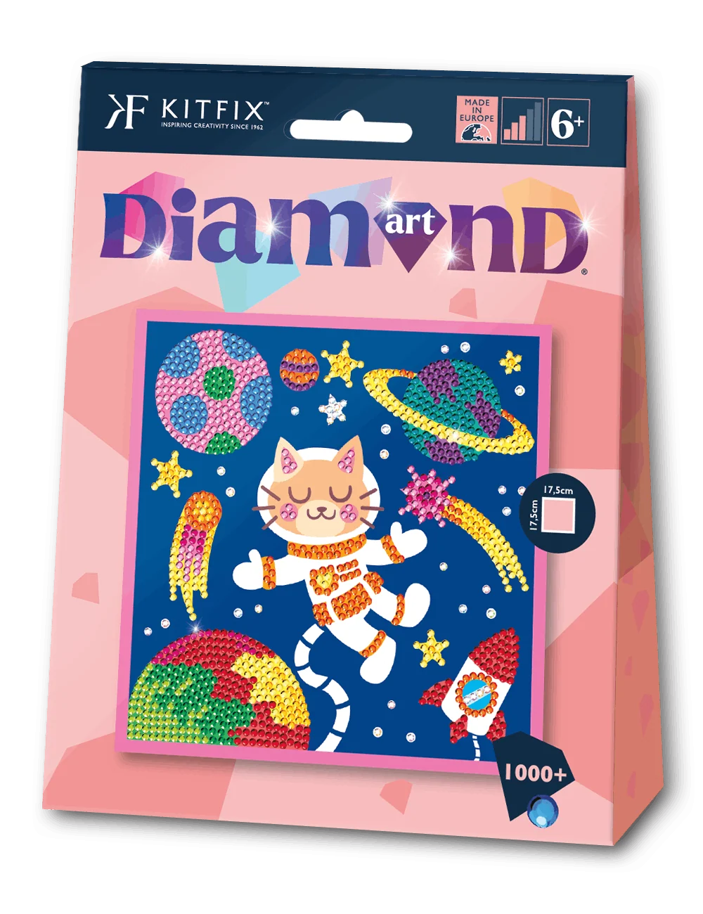 Kitfix Diamond Art Space Cat