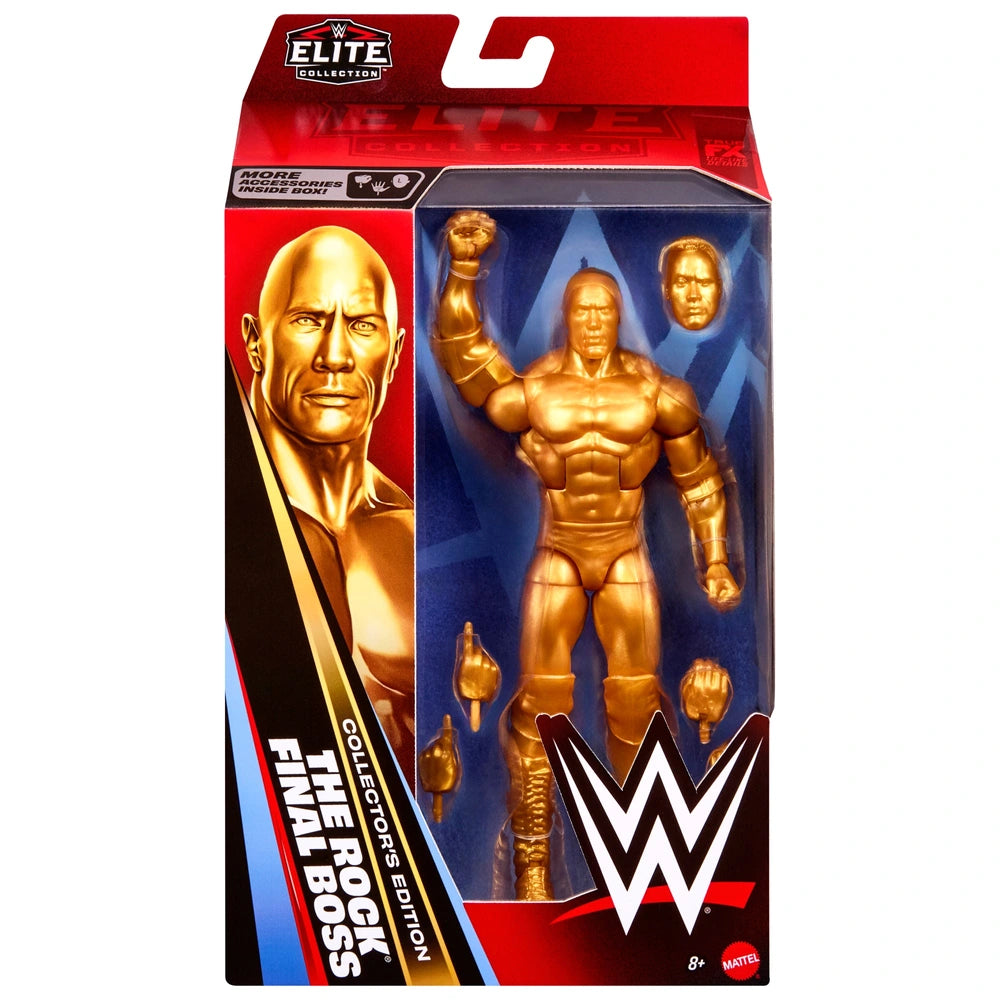 WWE The Rock Final Boss Elite Collectors Edition Action Figure