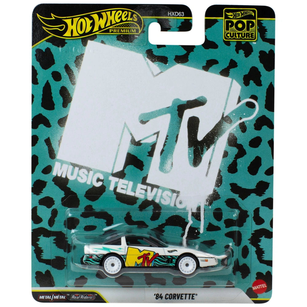 Hot Wheels Premium Pop Culture 84 Corvette (MTV)