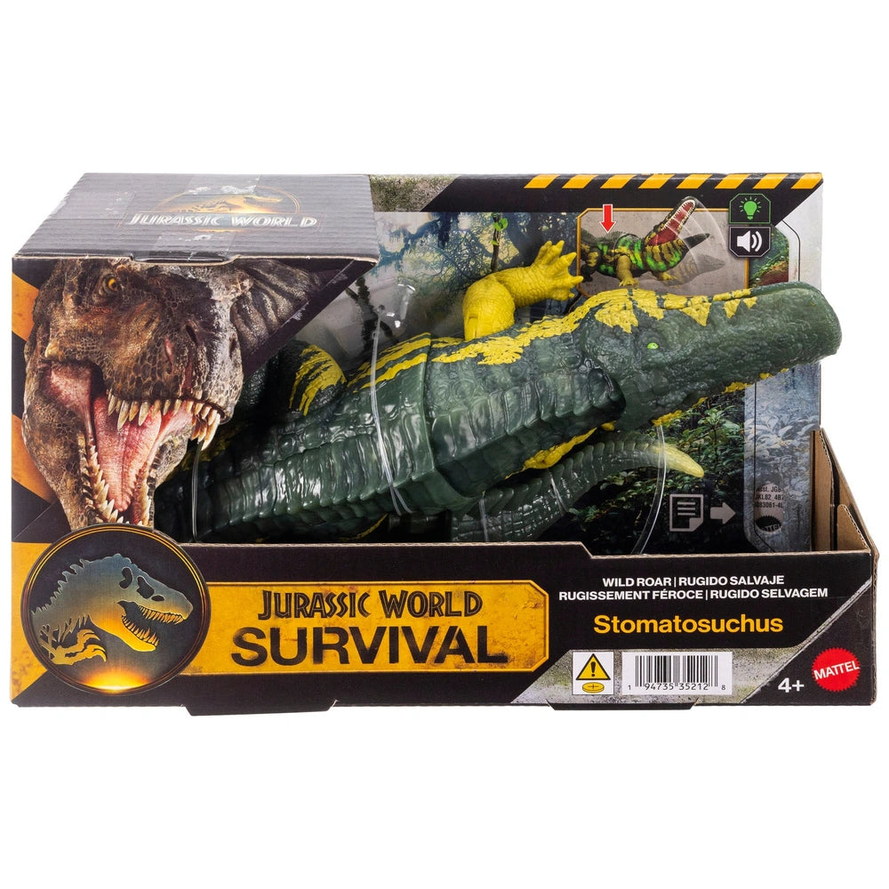 Jurassic World Survival Wild Roar Stomatosuchus Action Figure