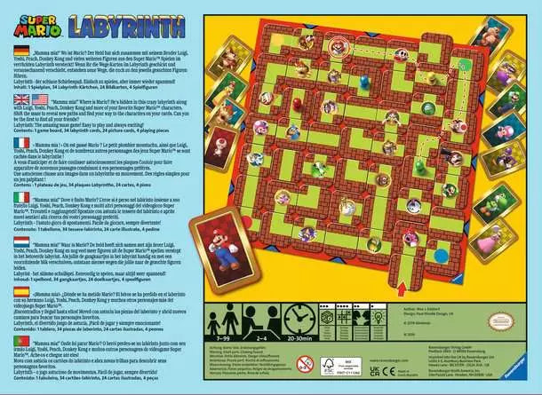 Super Mario Labyrinth Maze Game
