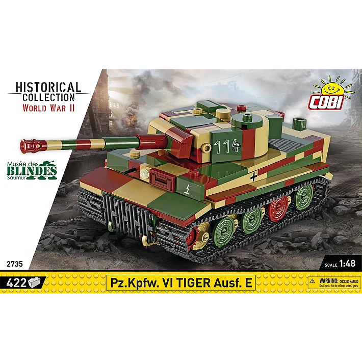 Cobi 2735 Pz.Kpfw VI Tiger Tank 1:48 Scale Set