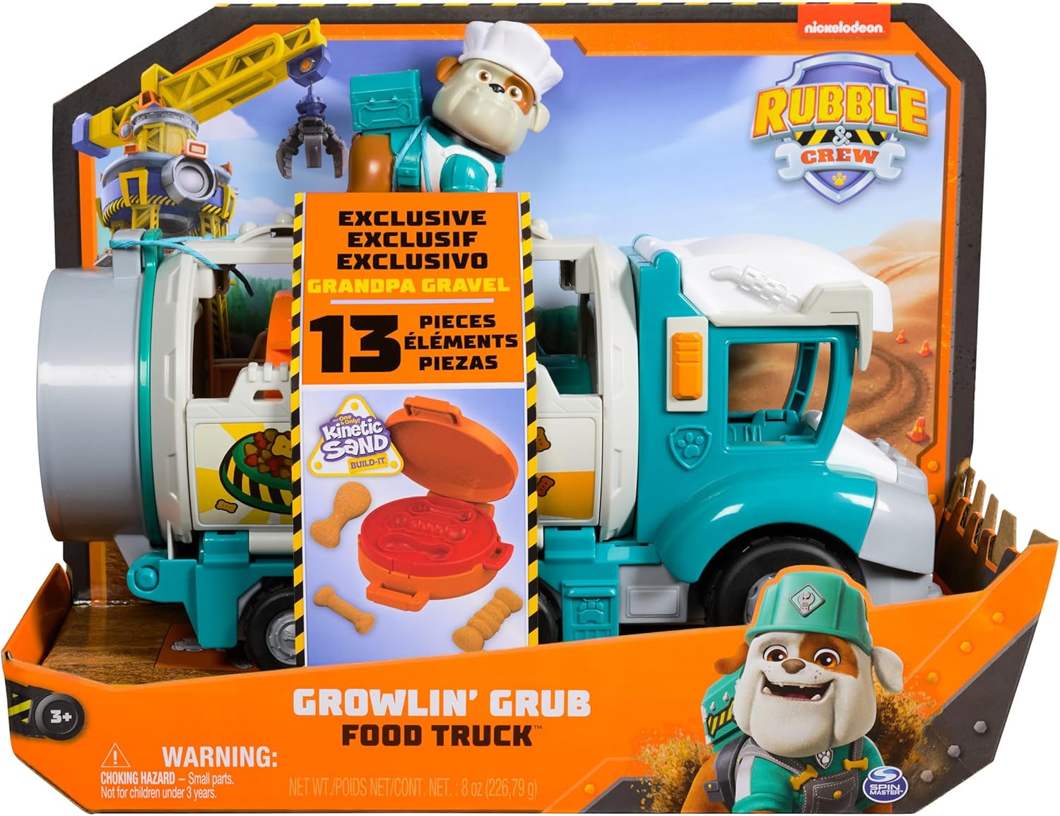 Rubble & Crew Growlin Grub Food Truck Play Set