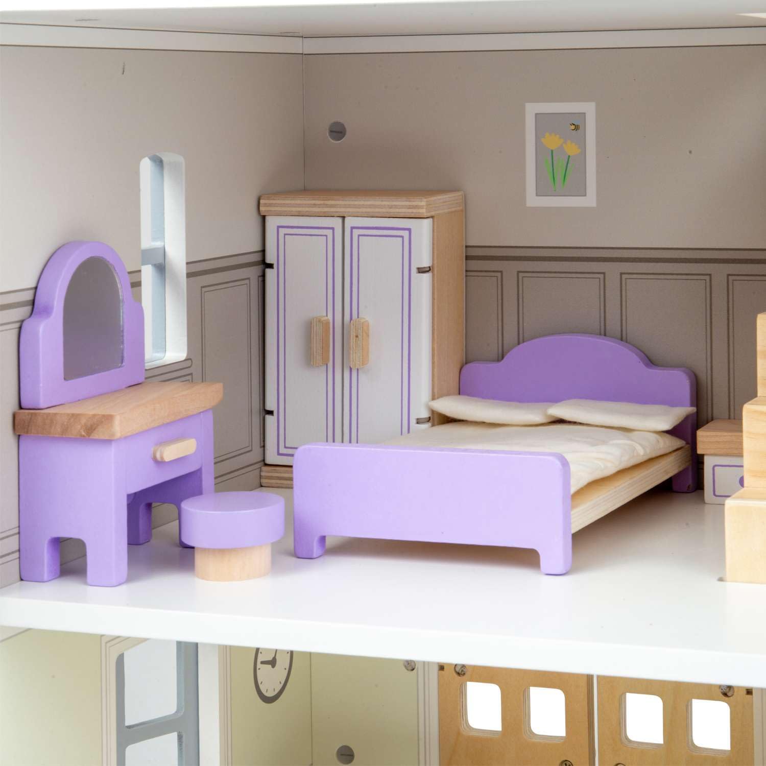 Wooden Play Dolls Hous Furniture