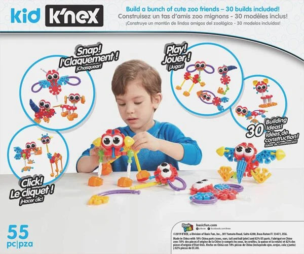 Knex Zoo Friends 30 Model Building Set