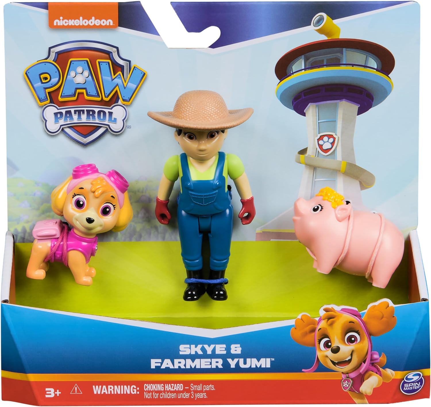 Paw Patrol Skye and Farmer Yumi Figure Set