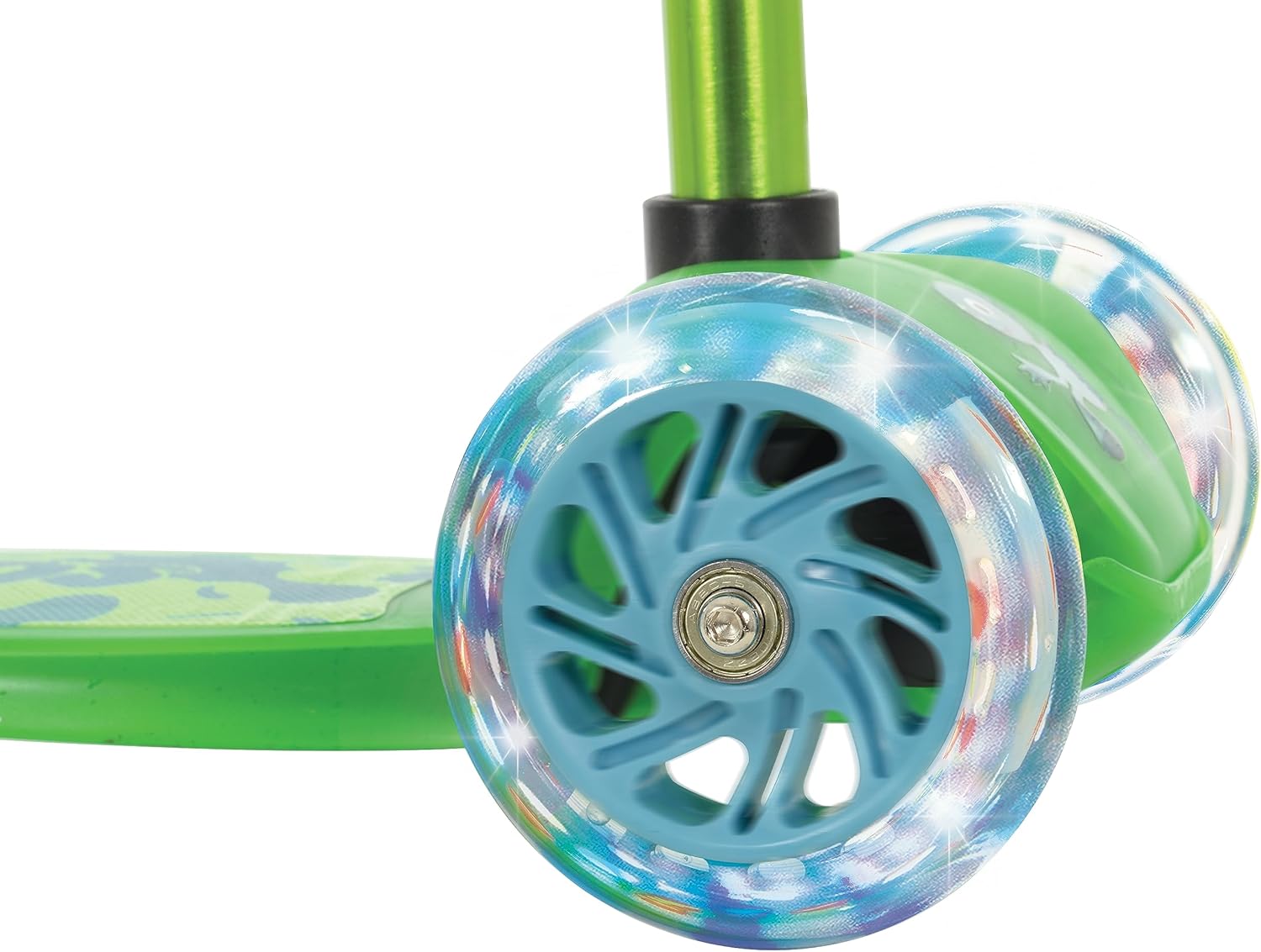 Squish Mini Flex LED Tilt Scooter - Green
