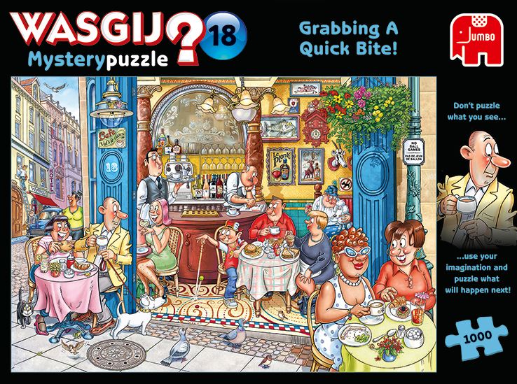 Wasgij Destiny Puzzle - Grabbing a Quick Bite!