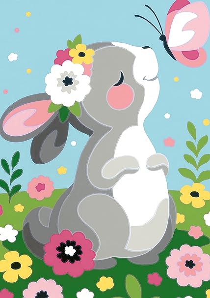 CreArt Paint by Numbers - Beautiful Bunny