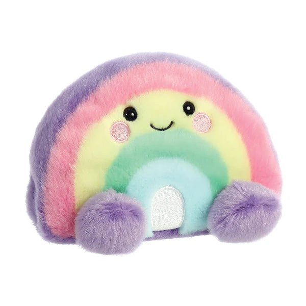 Palm Pals Vivi Rainbow 12cm Soft Toy