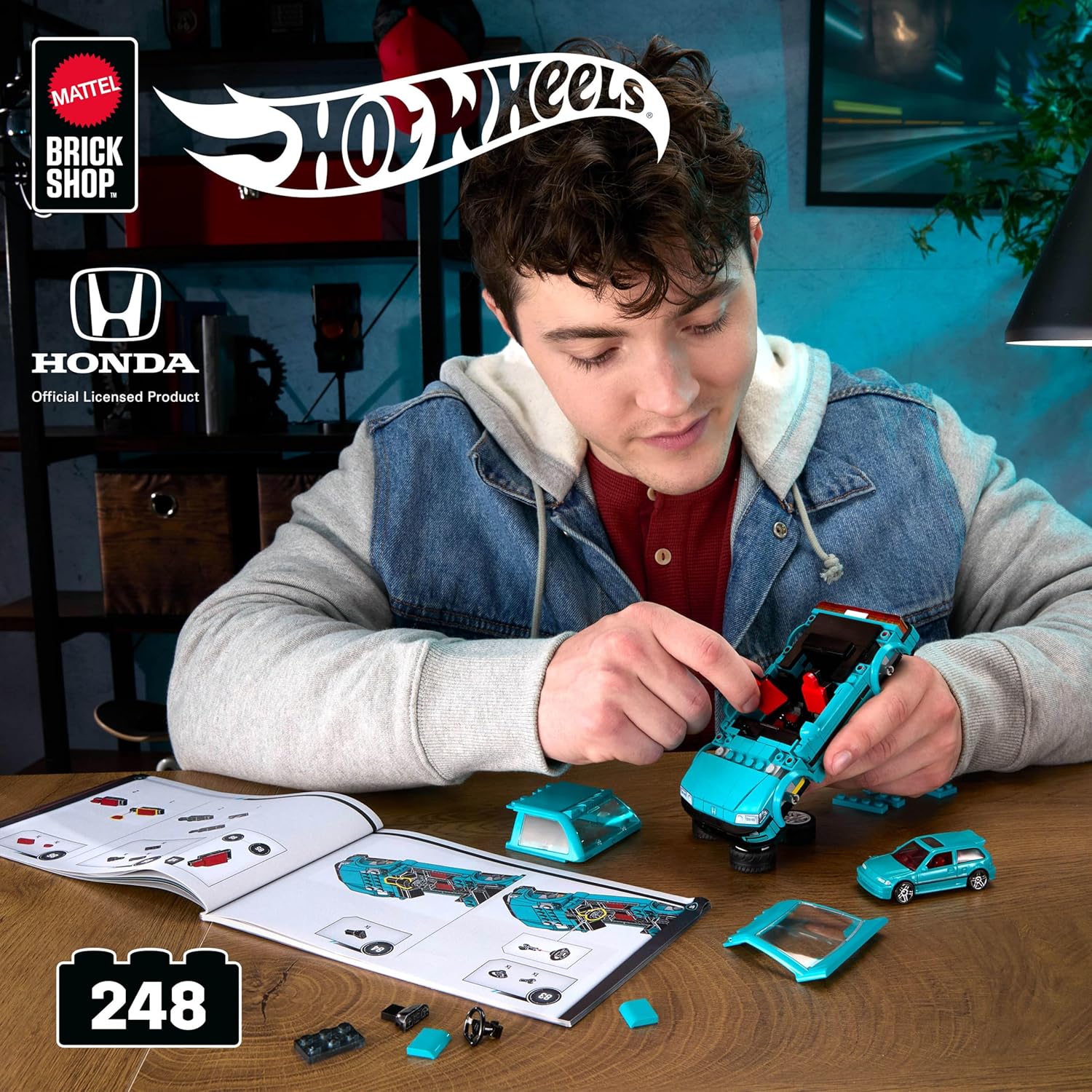 Mattel Brick Shop Hot Wheels Custom 90 Honda Civic