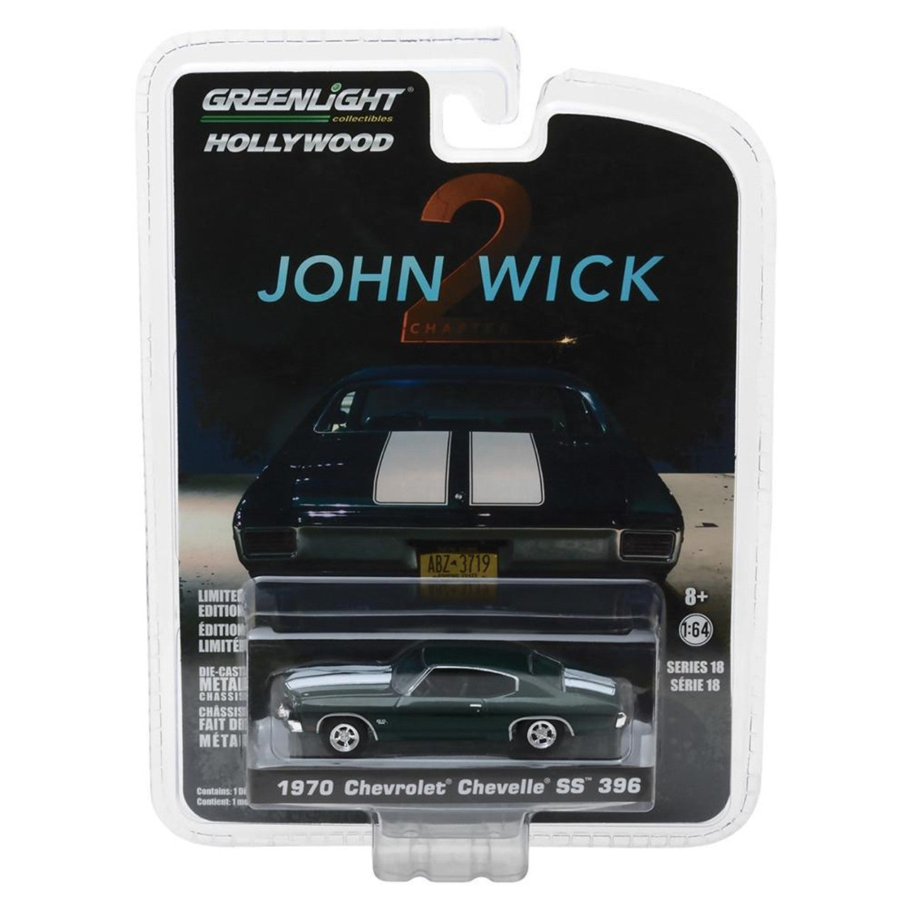 Greenlight Jon Wick 1970 Chevrolet Chevelle 1:43