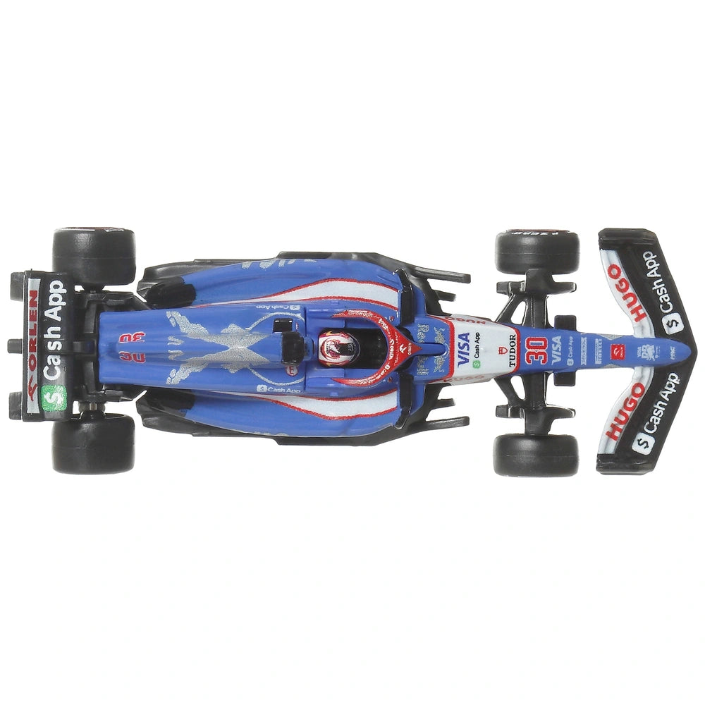 Hot Wheels Premium 2024 Formula 1 Diecast Cars Visa Cash App RB F1 Team (No. 30) 1:64 Scale