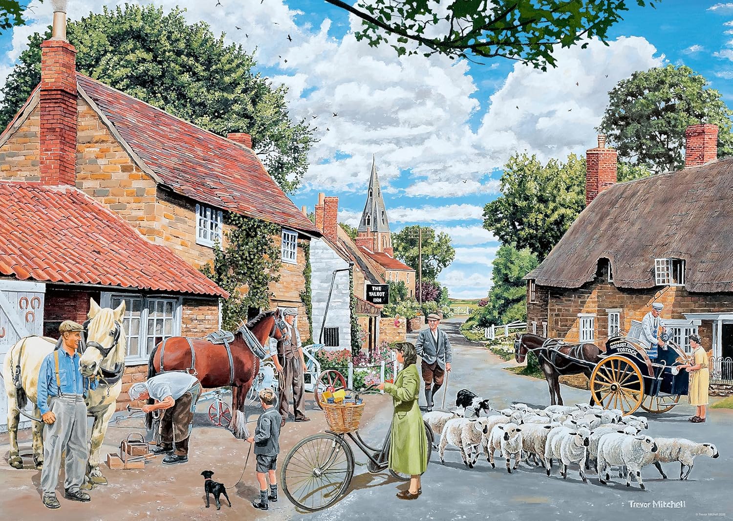The Village Farrier 1000 Piece Puzzle