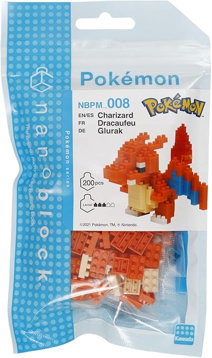 Nanablocks Pokemon Charizard Figure - Main Image