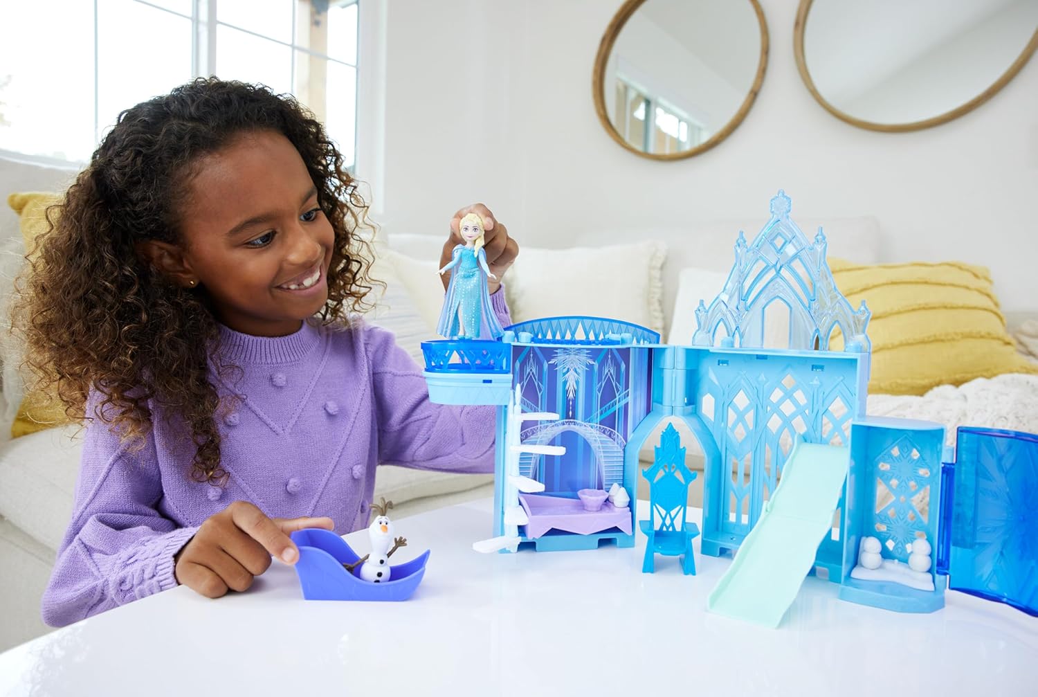 Mattel Disney Frozen Toys Elsa Stackable Castle
