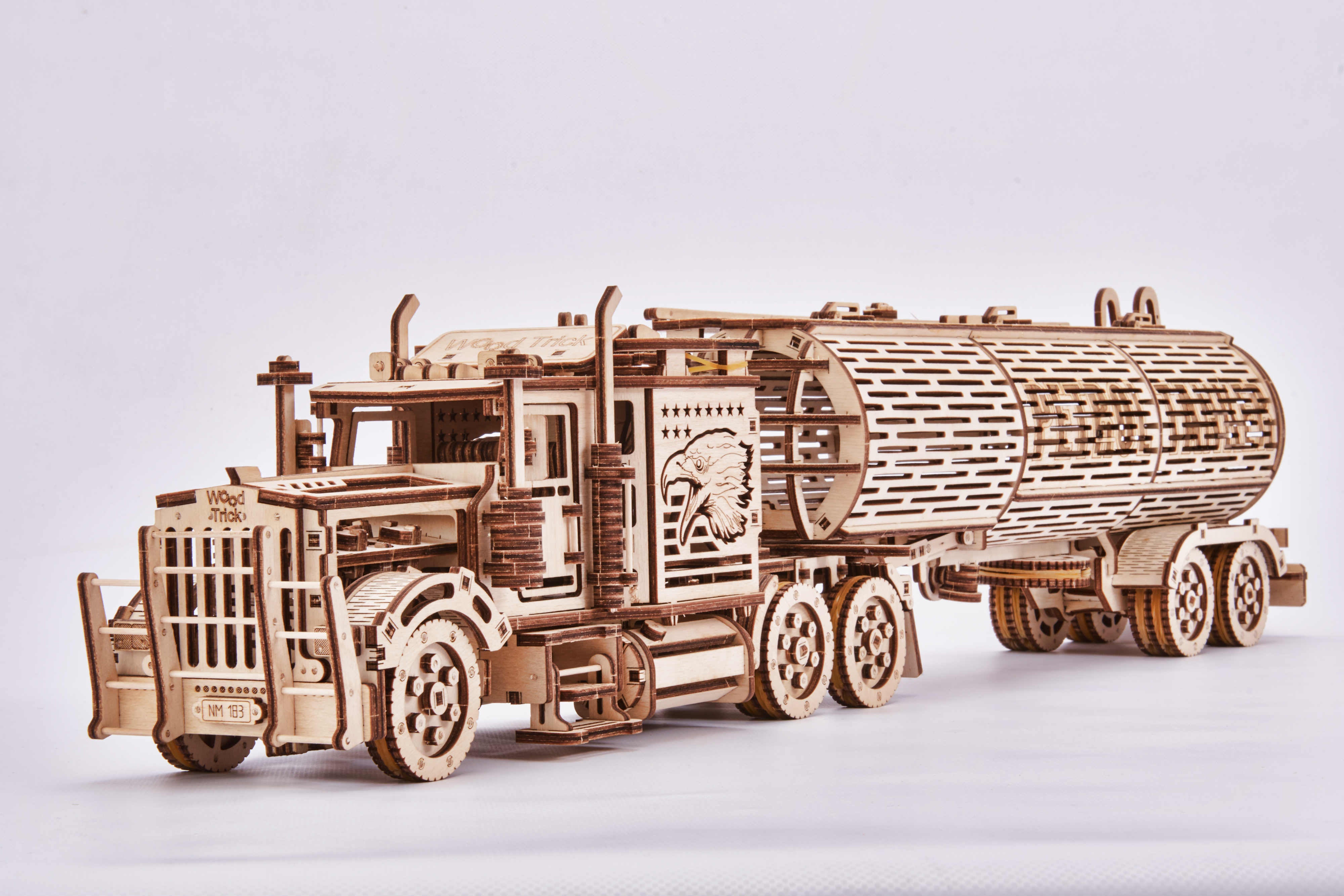 Wood Trick Tank Trailer 3D Set