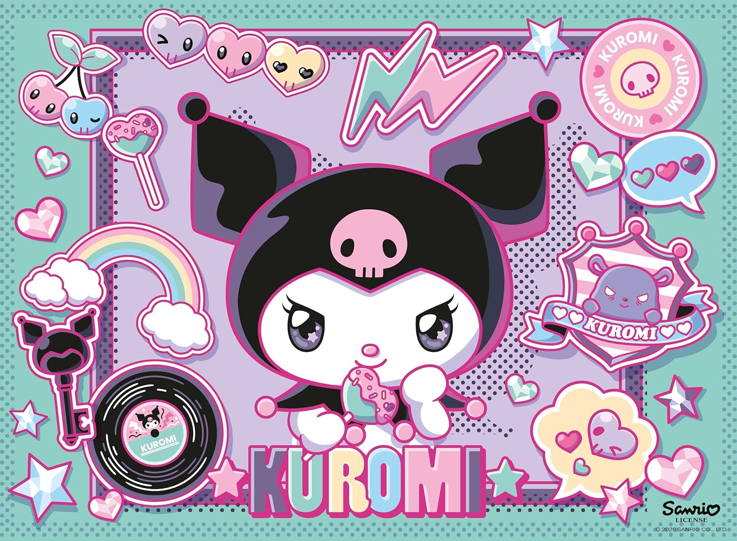 Hello Kitty Kuromi 100 Piece XXL Jigsaw Puzzle