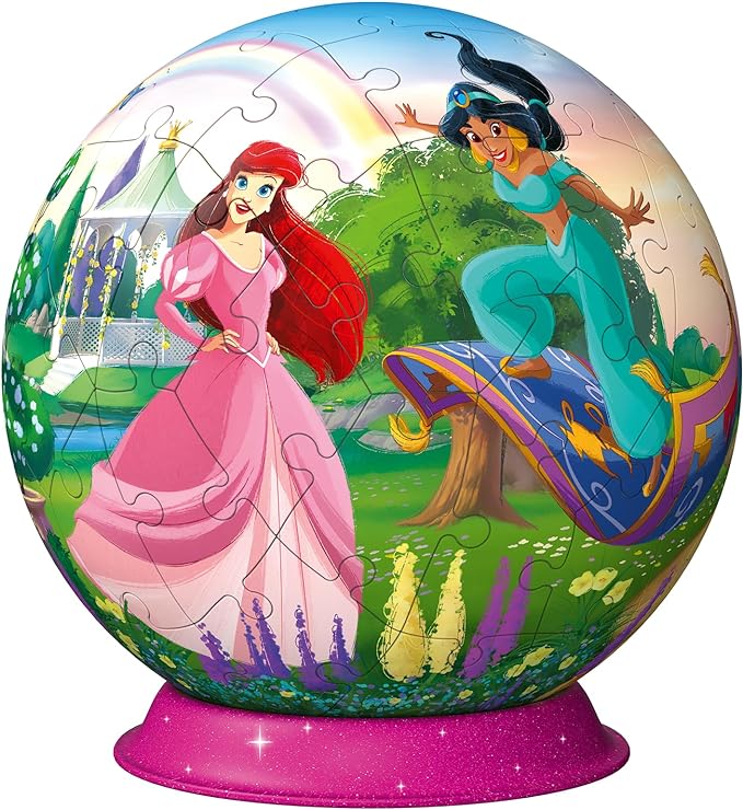 Disney Princess 3D Ball 72 Piece Jigsaw Puzzle